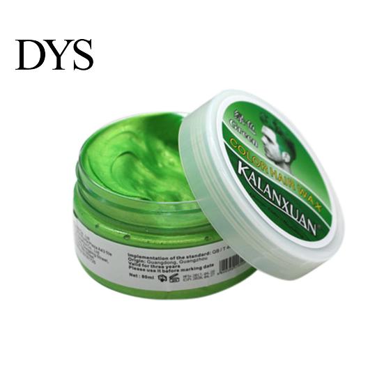 Dye Hair Wax Long Lasting No Discoloration Fashionable Color Temporary Hairstyle Cream for Cosplay