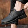 Men's Work Shoes Men's Low Cut Soft Sole Casuals Versatile Trendy Hiking Labor Insurance Shoes for Men Non-slip Waterproof Boots