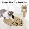 Mice Shape Cat Scratcher Sisal Mat Board - Nail Sharpening Sofa Protector Ideal Cat Tree Furniture Protector for Cats