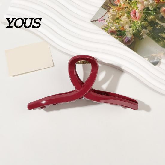 Hair Clip Back Head Claw, Soft Silicone Large Clip, Non-Slip Grip Shower Anti-Slip Teeth Accessory for Daily Wear Claw