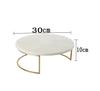 Iron Marble Cake Stand Dessert Tray Dim Sum Plate Display Stand Jewelry Tray Sushi Plate Snack Fruit Plates Refreshment Trays