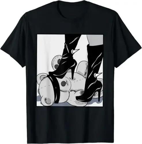 Cool Bdsm Teddy Women Heels Playful Quirky Printed T-shirt Casual Comfortable Short Sleeve Ever