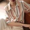 Fashion Blouse for Women Trendy Print Button Down Shirt Casual Work Blusa Mujer Spring Autumn Ladies