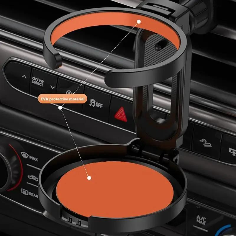 Multifunctional Car Cup Holder Cup Stand Bracket for Air Vent Universal Auto Drink Rack Stand for Water Bottles for Car Interior