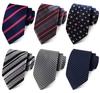 Necktie Set of 6 Excellent Value for Money Perfect for Everyday Business Casual Formal and More Choose from 10 Stylish Striped Designs [Mendens] - -