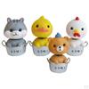 4 Car Interior Ornament Dashboard Decoration Spring Statue Figurine Small Gadget Decor Toy Cake