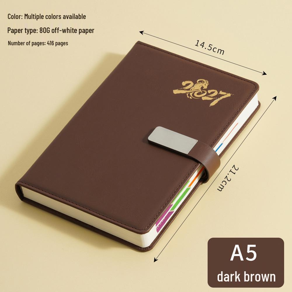 2027 Premium Time Management Notebook Set with Customized Logo