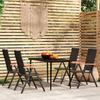 Vidaxl 5-Piece Garden Furniture Set, Black