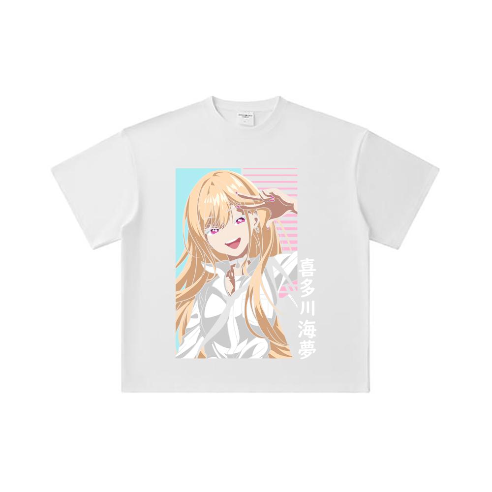 260 GSM Double Yarn 32 Count 100% Cotton My Dress Up Darling V2 Print Unisex Heavy Cotton T Shirt