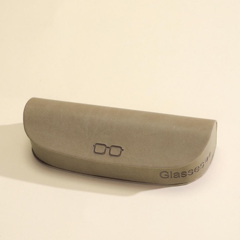 Pu Leather Glasses Case Handmade Myopia Glasses Box Sunglasses Holder Portable Glasses Box For Daily Carry