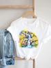 Trend Lovely Flower Cute Unisex  T Shirt Short Sleeve Tee Ladies Casual Top Female Clothing Fashion  Tshirt