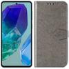 Samsung Galaxy M55 5G Flip Case, Mandala, Gray