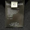 BALENCIAGA Back Logo Print Hoodie Black Men's Size XS Model 600583