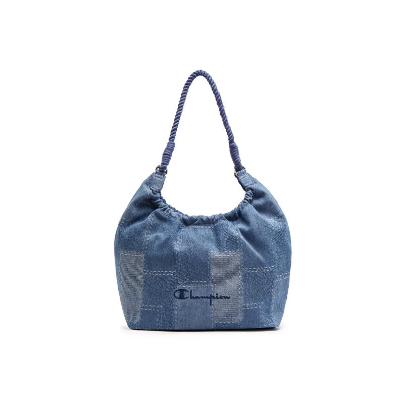 

Champion Squeeze Tote Bag Ss25 Versatile Trendy Minimalist Color Block Fashion Classic Retro Casual Sports Fabric Backpack Shoulder Bag U5CACPU95 Medium Blue Denim