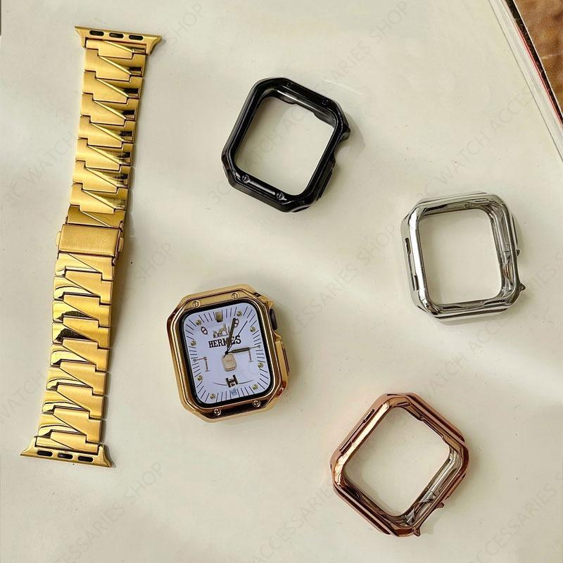 Cover For Apple Watch Ultra 49mm Soft TPU Protector Bumper Case iWatch Series 9 8 7 SE 6 5 4 40mm 41mm 45mm 44mm Watchcase