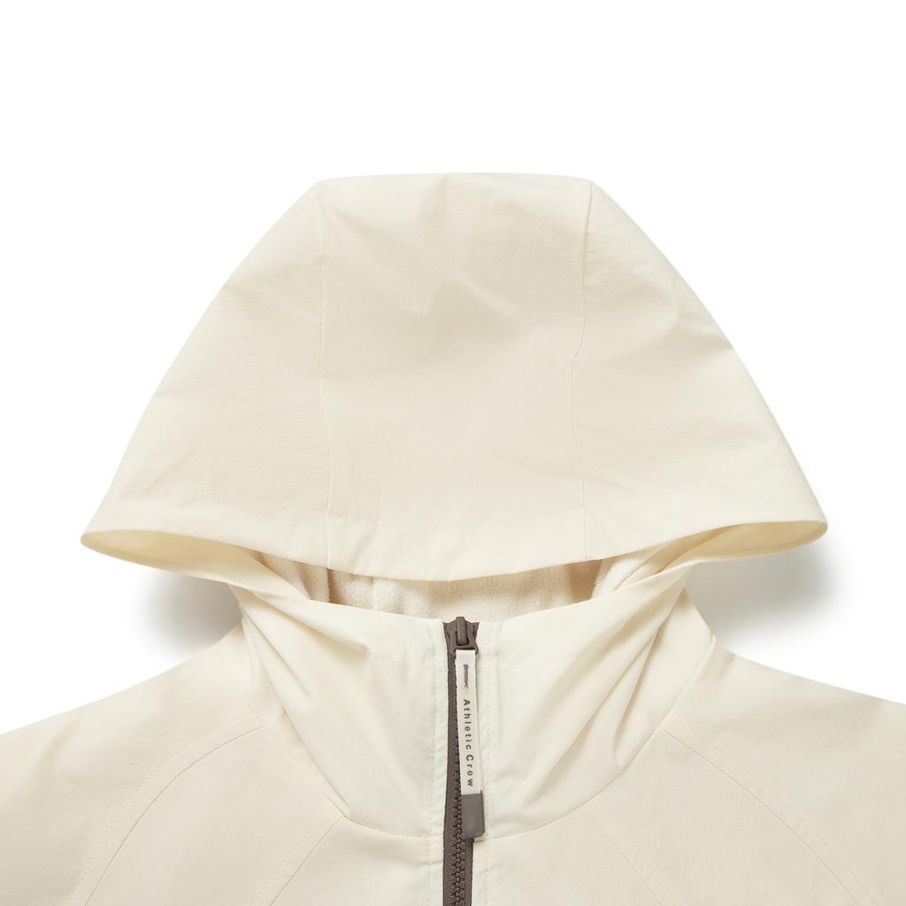 Li Ning Fitness Series Loose Hooded Logo Windbreaker Women Outerwear AFDVL52-1