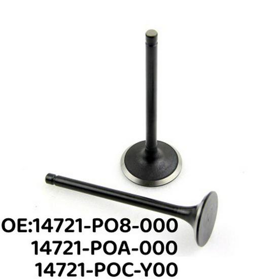 

Compatible with Honda Engine Intake & Exhaust Valves 14721-PO8-000, 14721-POA-000 14721-PO8-000