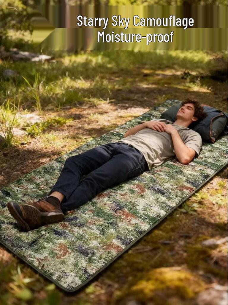 Camouflage Waterproof Outdoor Camping Mat: Moisture-Proof for Beach, Travel, Tent, and Grassland Use