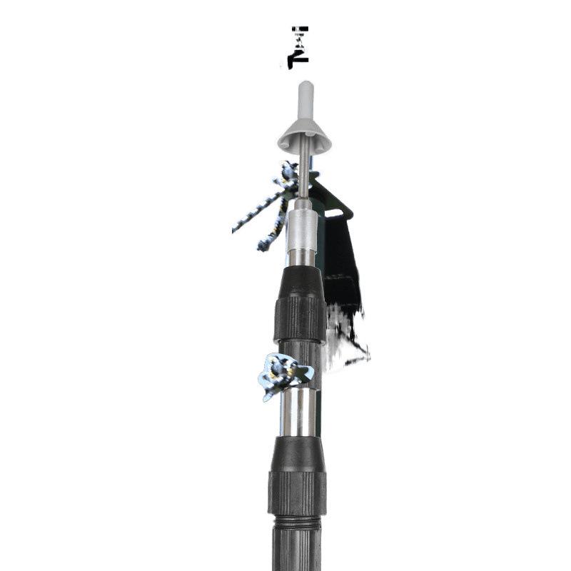 Adjustable Tent & Awning Support Pole - Retractable Canopy & Sunshade Net Pole