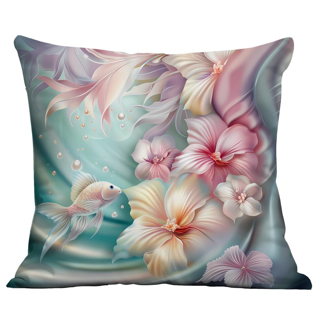 New Beautiful, Romantic and Colorful Beach Pillowcase Marine Life Peripheral Cushion Pillowcase