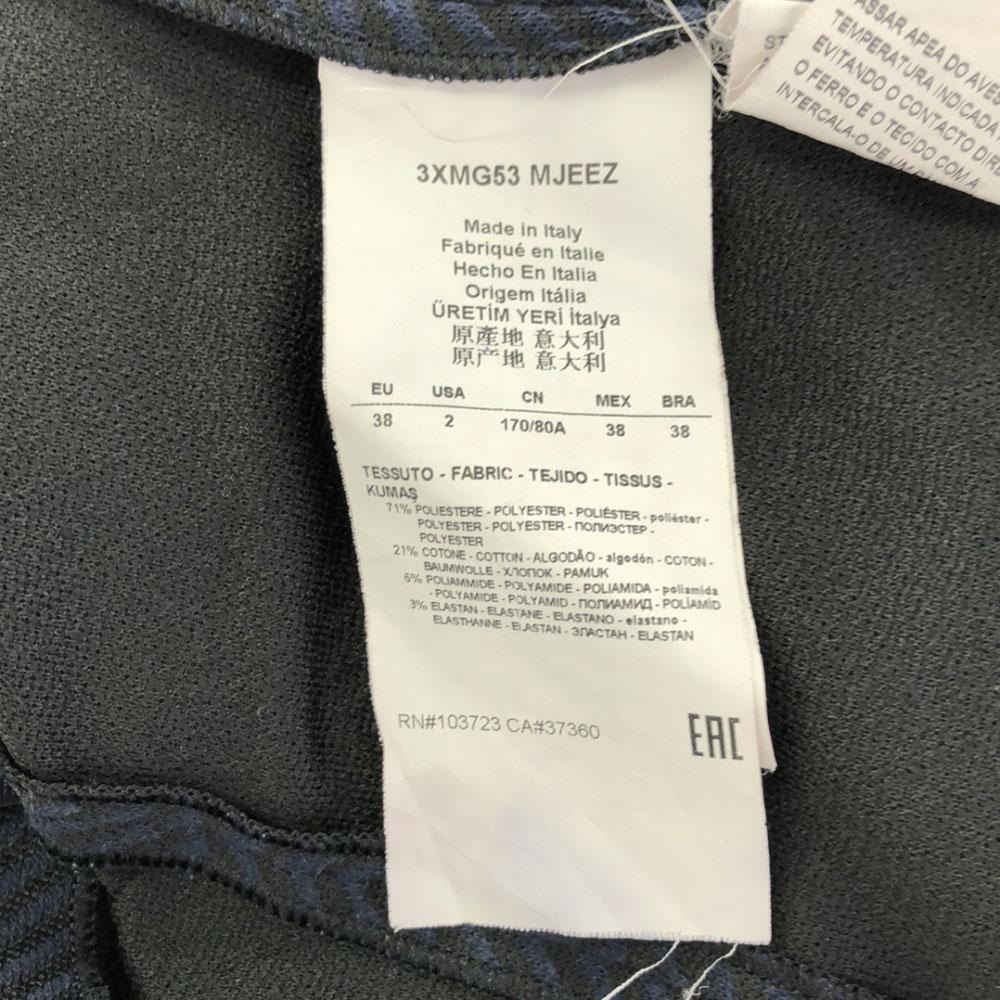 Armani Collezioni Сделано в Италии Пиджак приталенного силуэта с костяным узором Генри 38 Женский Б/у