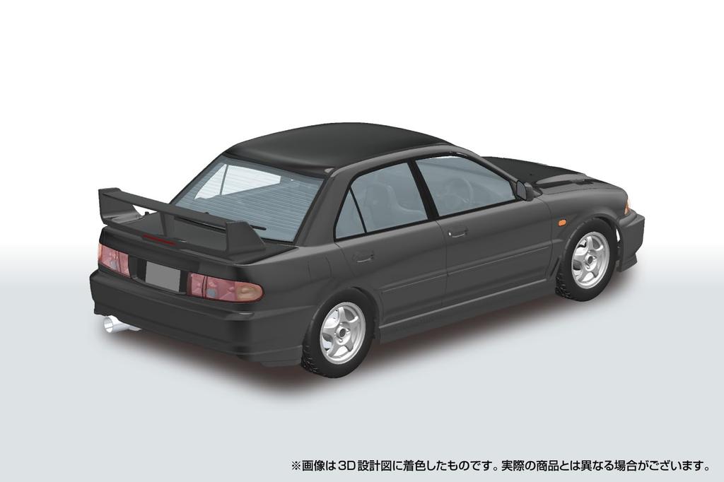 Aoshima Bunka Kyozai Scale Initial D 20 Kyoichi Sudo CE9A Lancer Evolution III Plastic Model Kit Production A5 Special Sticker (AOSHIMA) 1/24 No.