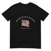 Rejecting Kings Since 1776 Patriotic USA Flag 4th Of July T-Shirt