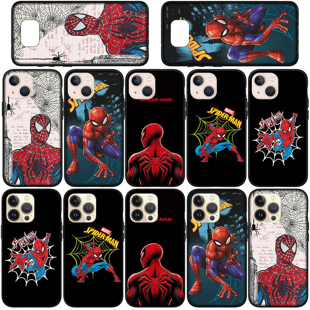 Phone Case for Samsung Galaxy S25 S23 S22 S24 Ultra FE A05 A06 A15 A16 A36 A37 A35 A54 A55 A56 A57 A25 A26 A53 Super Spiderman Spider Man Marvel Cover