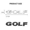 3D ABS GOLF Black Silver Chrome Sticker Car Styling Auto Rear Trunk Letters Logo Labeling Decal Badge Emblem For Volkswagen VW