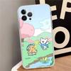 Line CARTOON P-PuppyS Phone Case For IPhone 16 15 14 11 12 13 Mini Pro XS Max Cover 6 7 8 Plus X Funda Shell