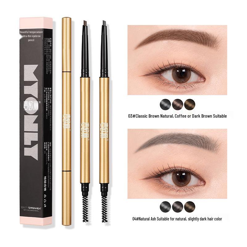 Maiolee Little Gold Dual-Ended Ultra-Fine Smudge-Proof Eyebrow Pencil