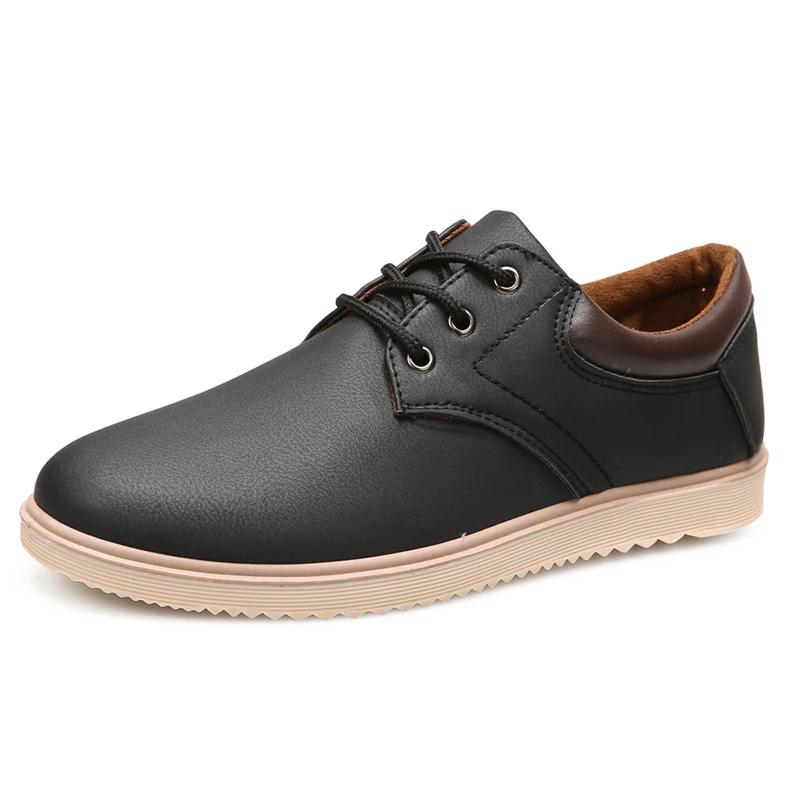 Fashion Men Leather Casual Shoes Male 2025 Summer Comfortable Flat Shoes for Men Trendy Sneaker Male Oxfords Shoes Zapatos Para Hombre
