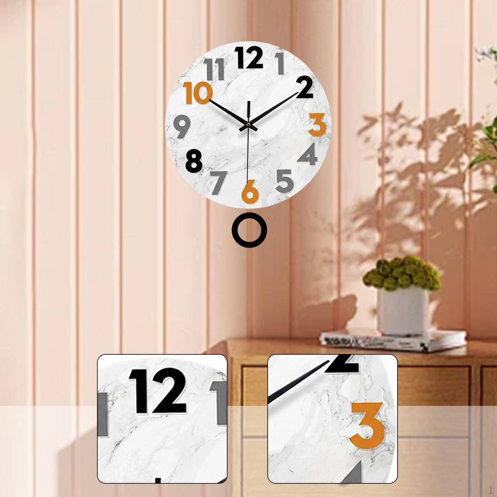 

Wall Clock Creative Modern Ornament for Living Room Bedroom Indoor