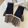 Korean Style Sheepskin Winter Touchscreen Gloves