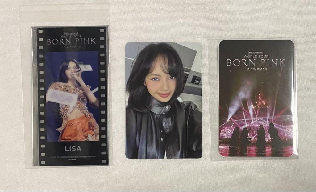 [USED] BLACKPINK BORNPINK CINEMAS LISA admission benefits
