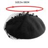 Autumn And Winter Mesh Beret For Women Outdoors Keep Warm British Retro Artist Hat Versatile Fashionable French Pumpkin Hat