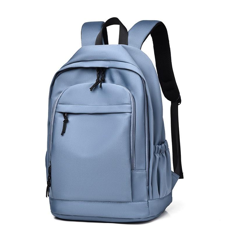 14 Inch Laptop Backpack Students Unisex Large Capacity Oxford Fabric School Bag With Multiple Compartments