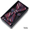 Classic Bowtie Bow Ties for Mens Butterfly Bowknot Pocket Square Cufflinks Suit Set Bussiness Accessories
