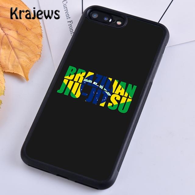 Krajews BJJ Brazilian Jiu Jitsu Soft Phone Case Cover For iPhone 17 Air 16 15 14 plus 11 12 13 pro max coque Fundas