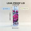 1PC Monster Truck Racing Theme 750ml Color Plastic Sports Water Bottle Leakproof Flip Straw Lid Suitable for Sports Office Home Use