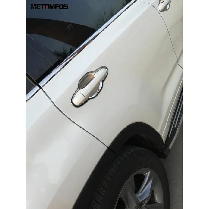Side Door Handle Bowl Cover Trim For Toyota Highlander 2014-2017 2018  Chrome Protection Cap Sticker Accessories Car Styling