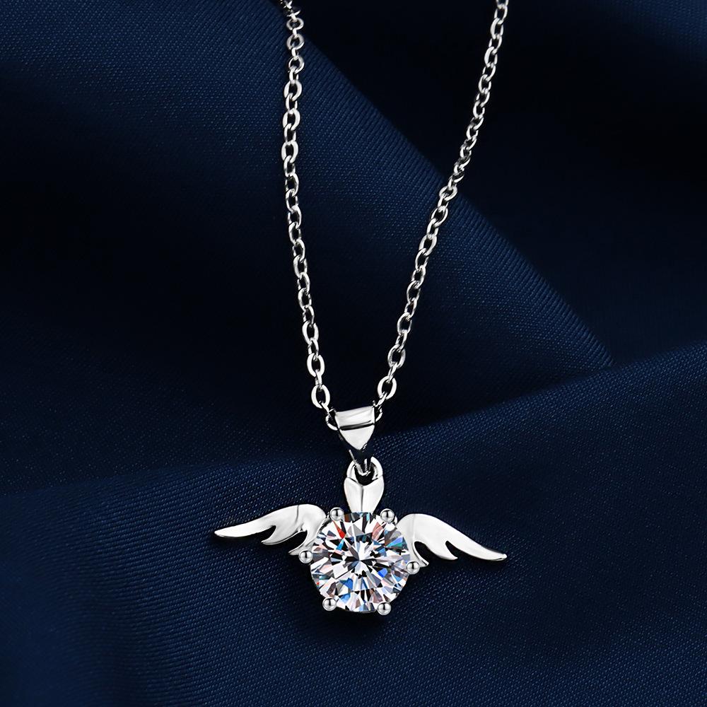 925 Sterling Silver Necklace Pendant Simple Noble AAA Zircon High Quality For Woman Men Fashion Wedding Engagement Jewelry Gift