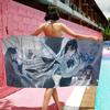 Singer Japaneses Ado Anime Beach Swimming Towel Soft Absorbent Washcloth Children's Gifts For Kids Travel Camping Gym