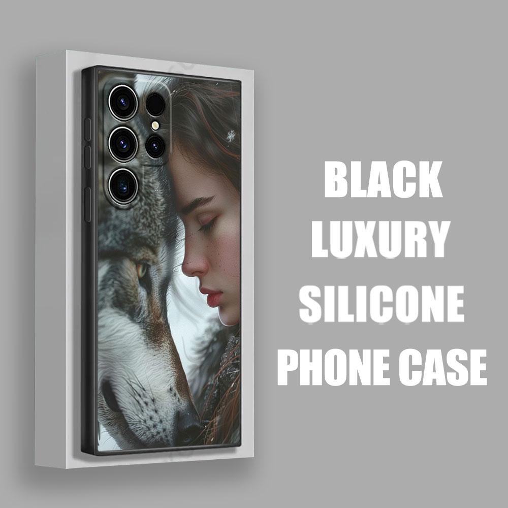 The Wolf Lion Cat S26Ultra Silicone Case For Samsung Galaxy S26 S25 S24 S23 S20 S21 FE S22 Ultra Plus 5G Cases Soft Phone Cover