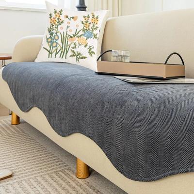 Nordic Chenille Sofa Kissen Nicht-slip 4 Saison Universal Sofa Abdeckung Einfarbig Unregelmäßige Sofas Handtuch Wohnzimmer Dekor handtuch