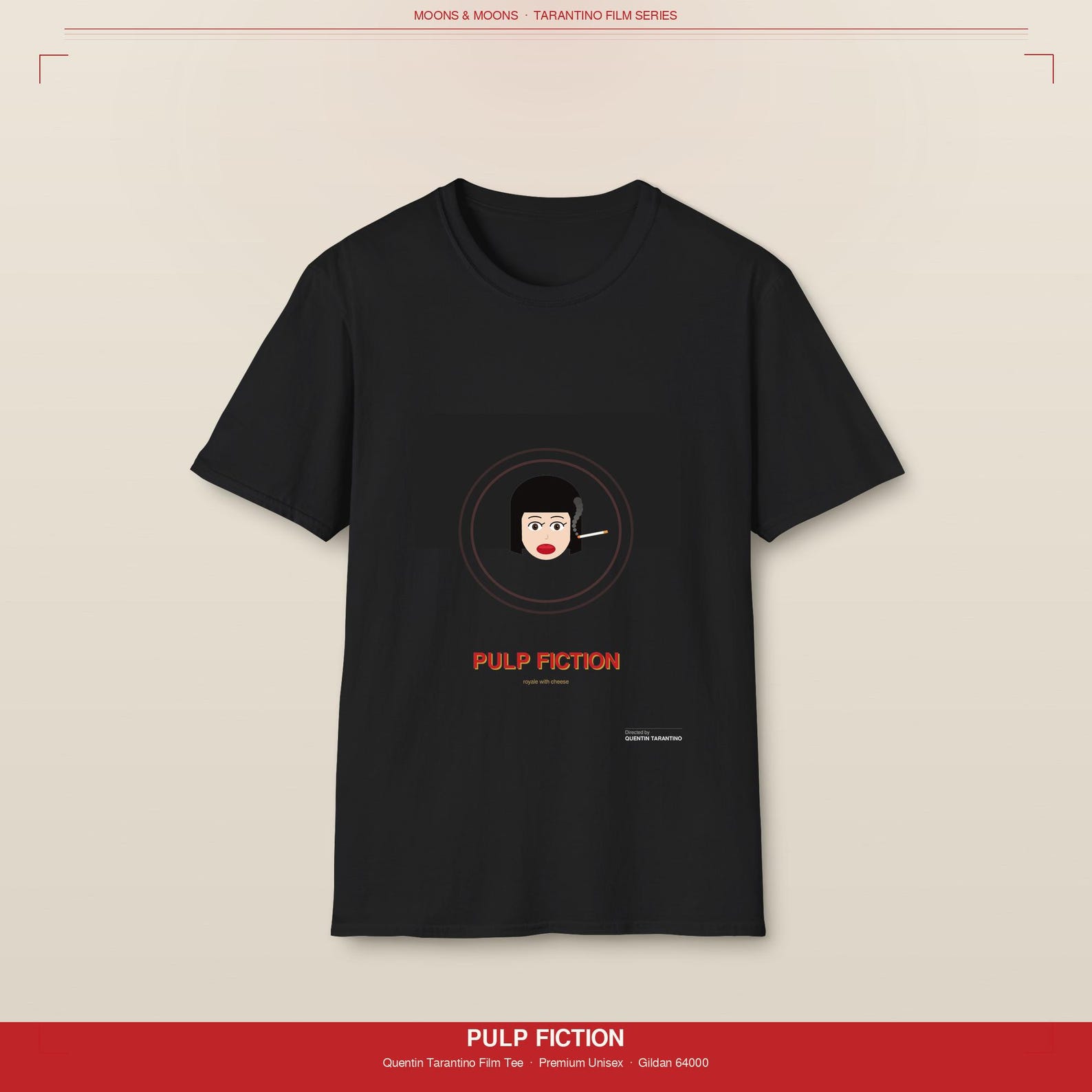 Pulp Fiction Tshirt Quentin Tarantino Film Tee | Mia Wallace 90s Cult Movie Shirt 2XL
