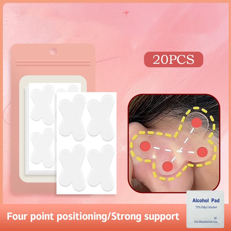 Butterfly-Shaped Elf Ear Stickers Corrector Correction Patch Silicone Patches Tape Cosmetics Ears Primer