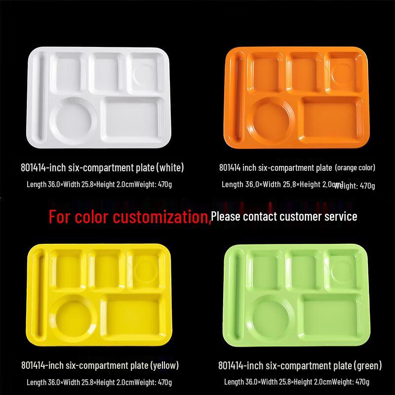 Huihuang Commercial Multi-Compartment Melamine Food Tray