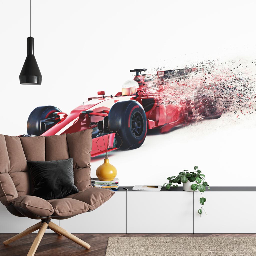 Photomural Abstract F1 Car Smooth Vinyl 520x318