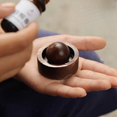 Sferă din Lemn Masiv Ulei Esențial pentru Îmbunătățirea Parfumului, Aromaterapie pentru Casă Dormitor, Produse de Parfum de Casă de Lungă Durată